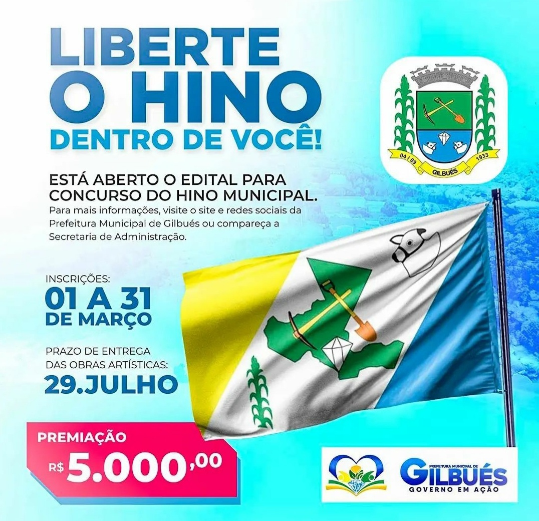 Gilbués realizará concurso para escolha de Hino do Município